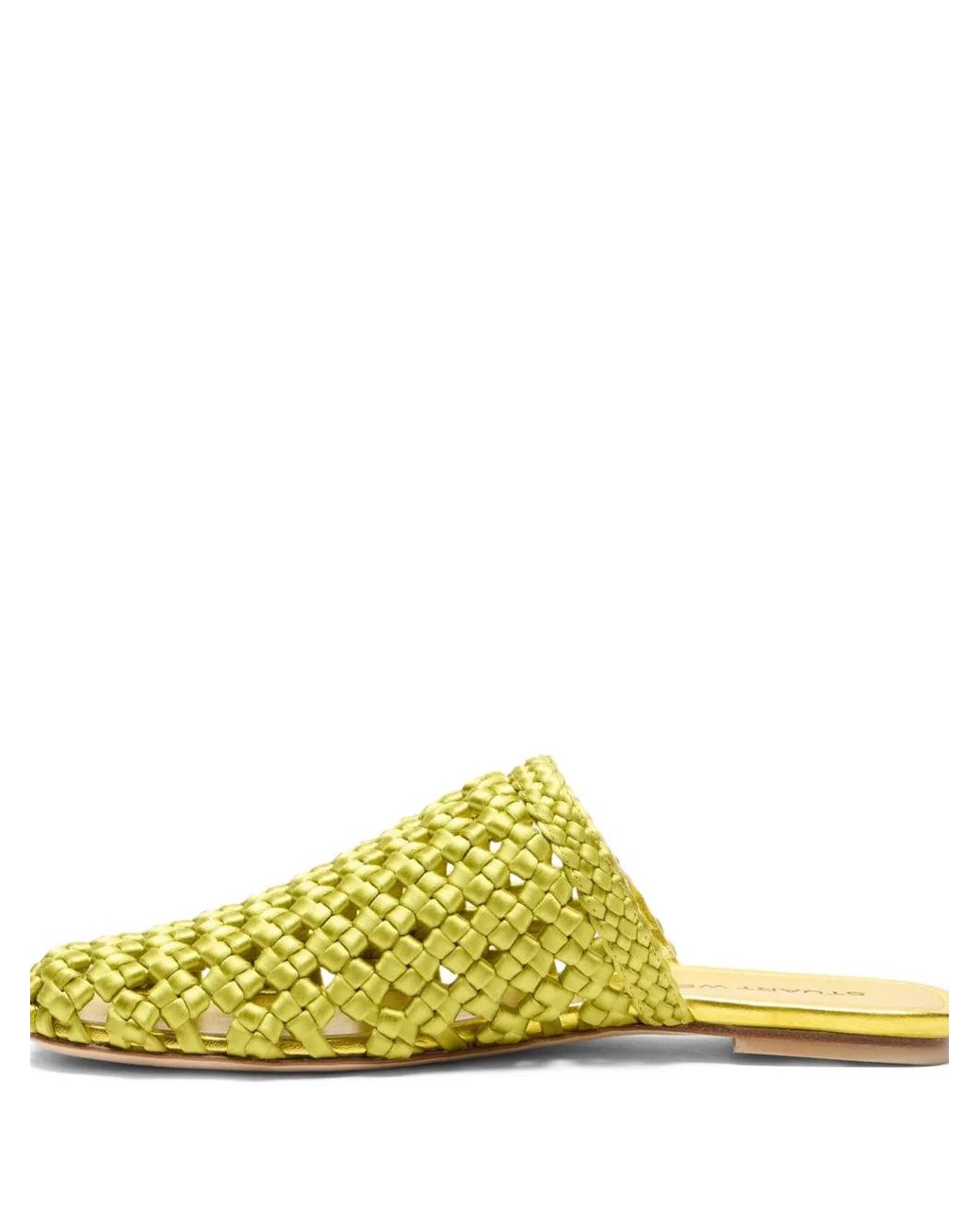 Mules Marina Stuart Weitzman en coloris Yellow