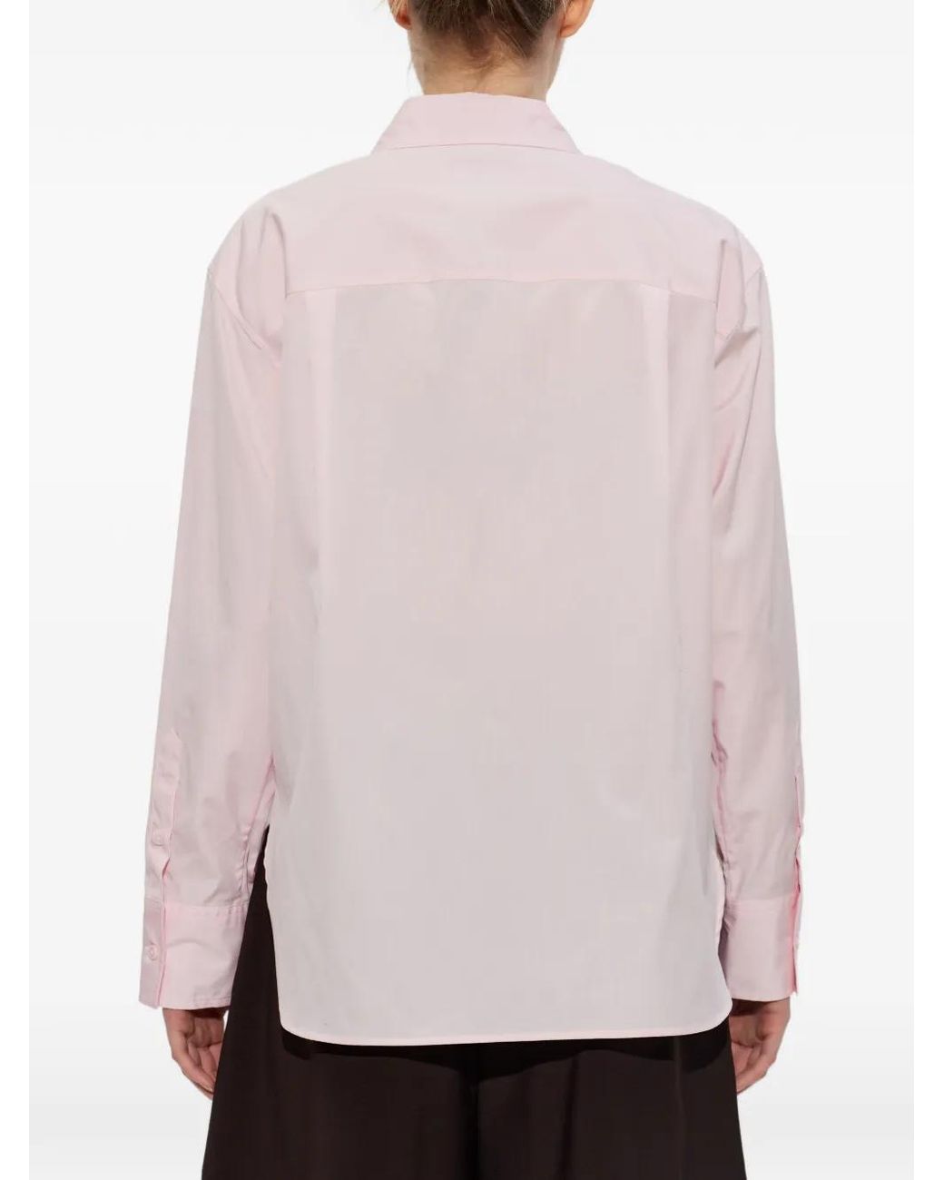 Rag & Bone Pink Connie Chest-Pocket Shirt