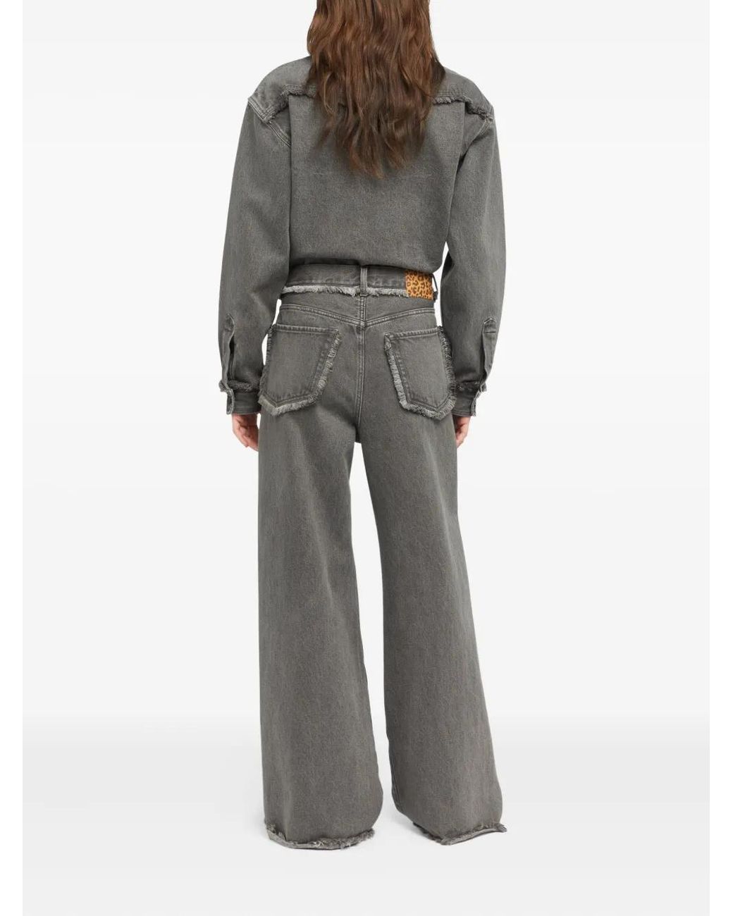 Alanui Gray Free Horizons Jeans