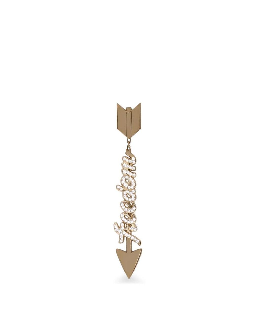 Red(v) Metallic Arrow Embellished Earring