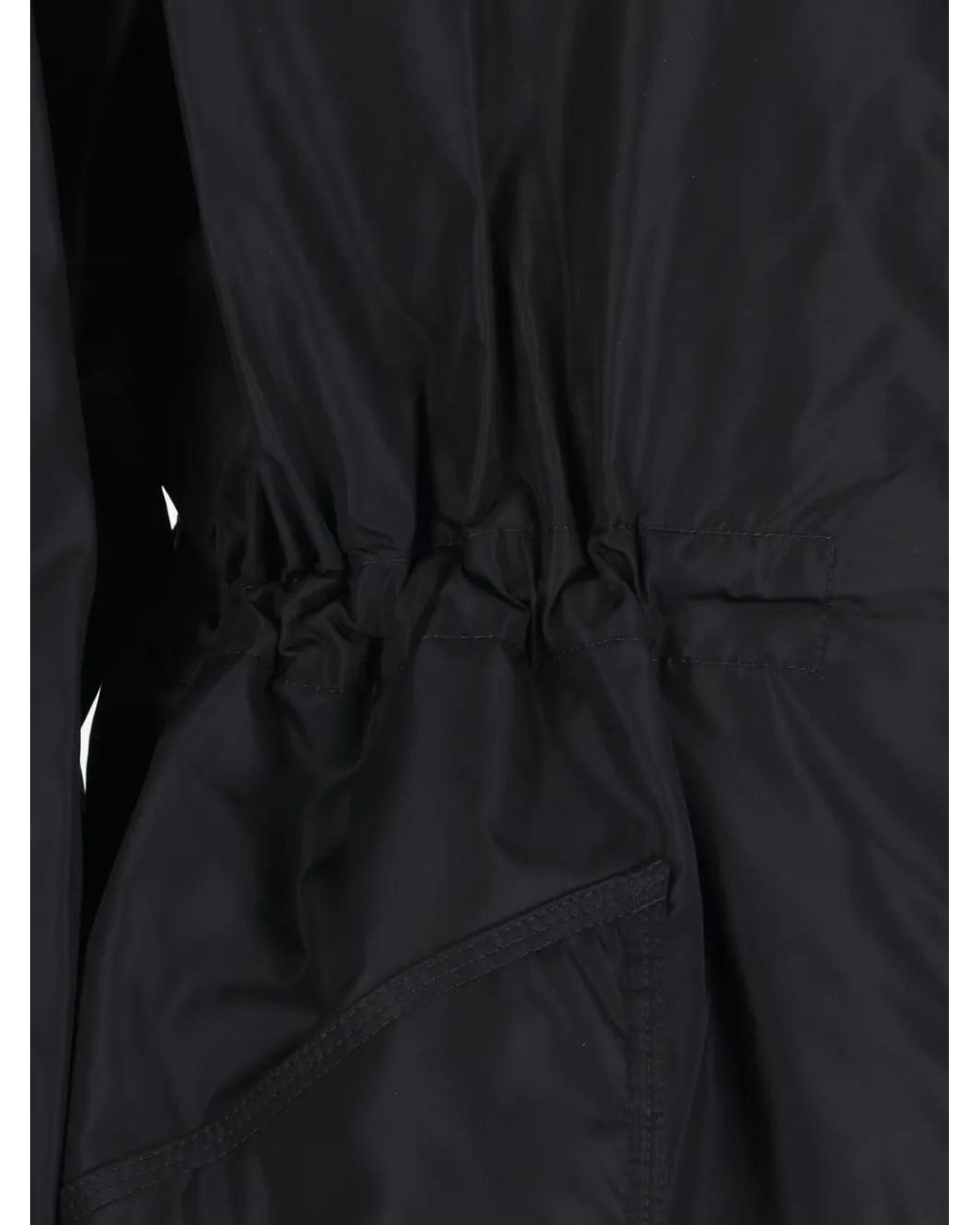 Burberry Black Nylon Hooded Jacket