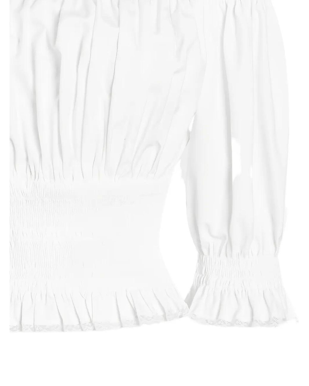 Dolce & Gabbana White Crop Top