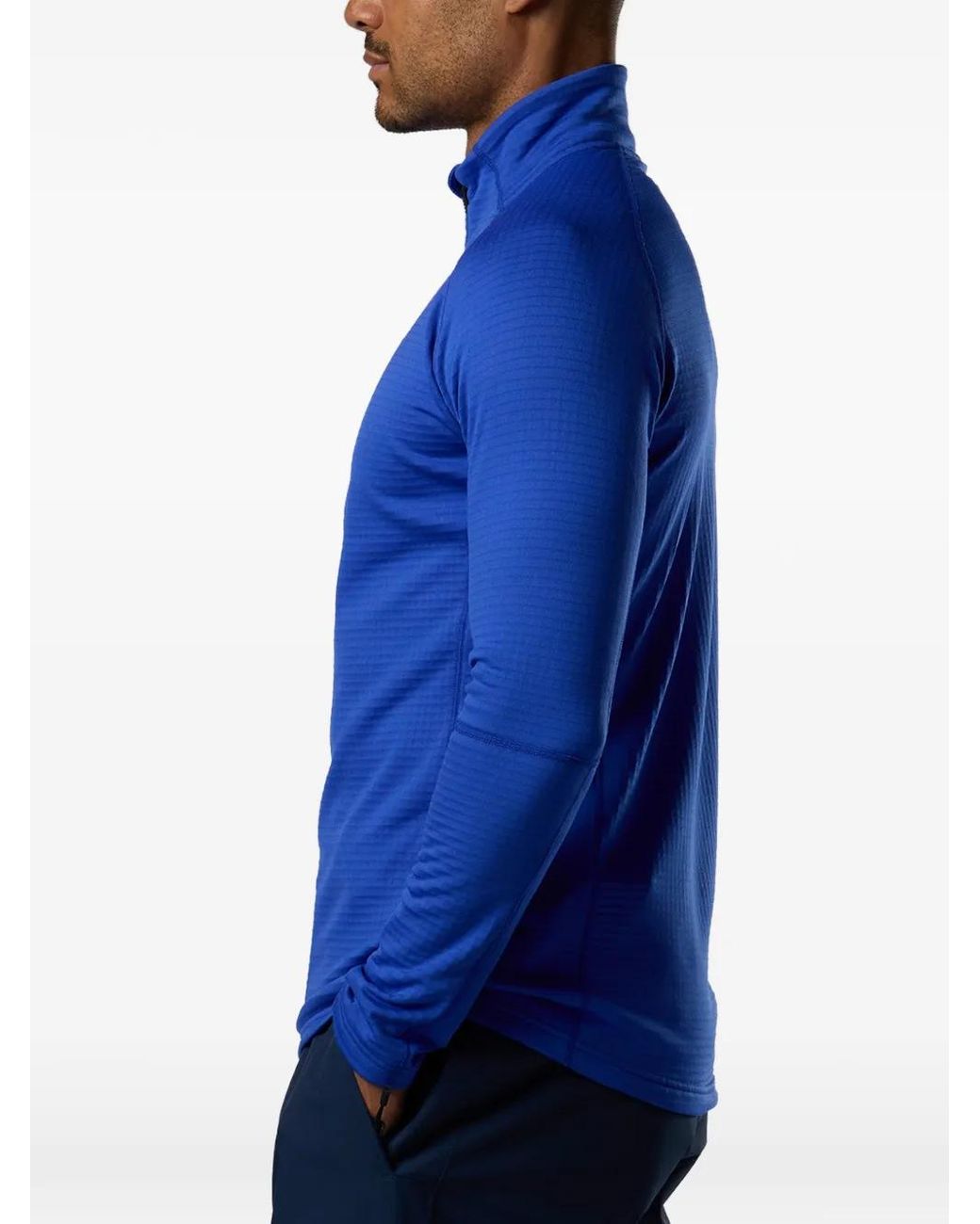 Rossignol Blue Blackside Half-Zip Fleece for men