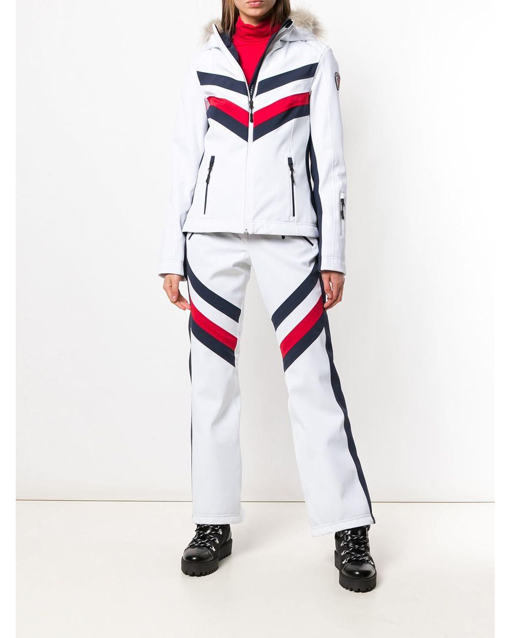 Veste de ski x Tommy Hilfiger Shimmering Synthétique Rossignol en coloris  Blanc | Lyst