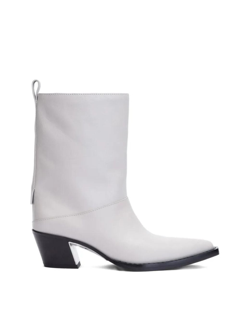 3.1 Phillip Lim White Downtown Wide Shaft Boots