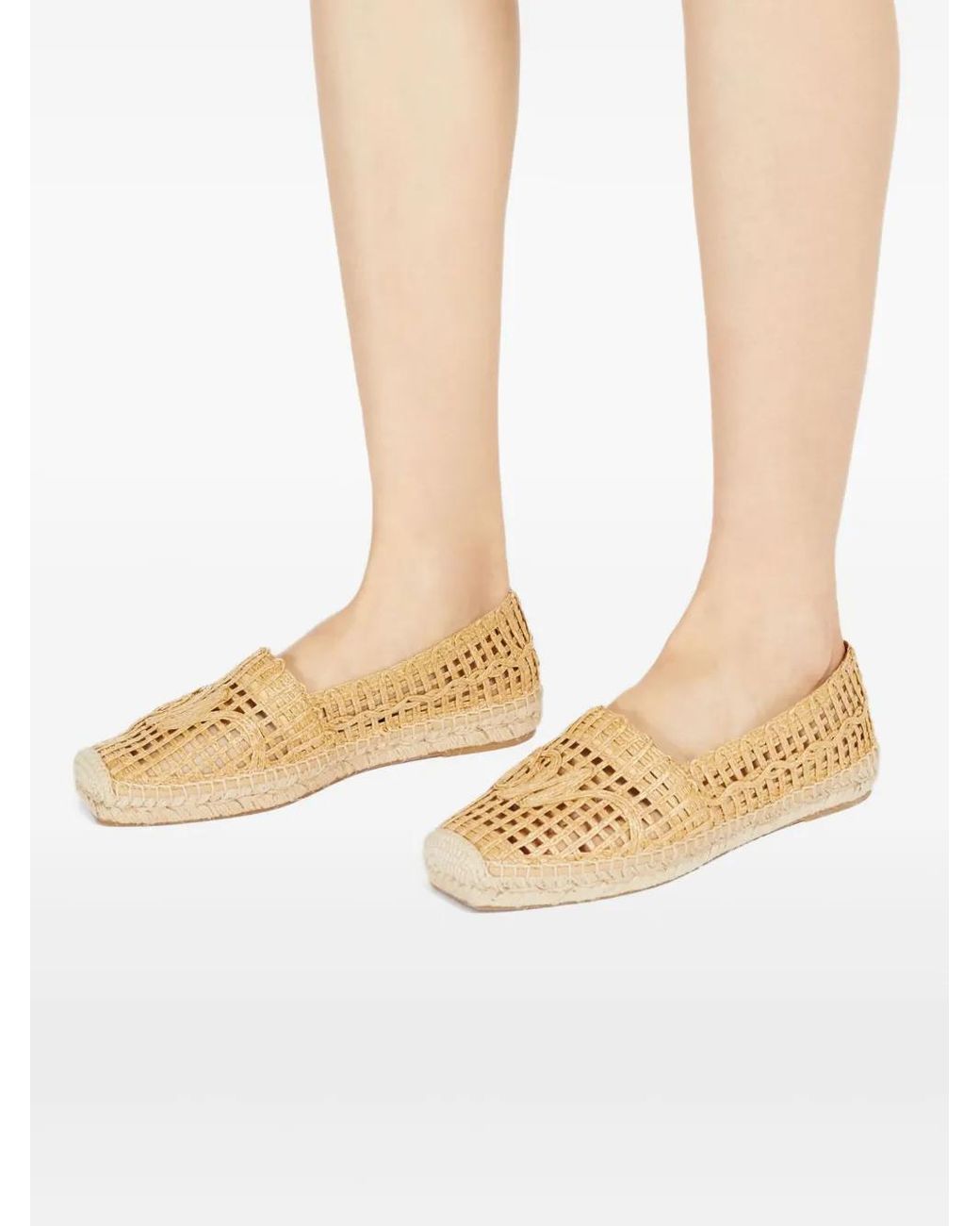 Weekend by Maxmara Natural Woven Espadrille Flat