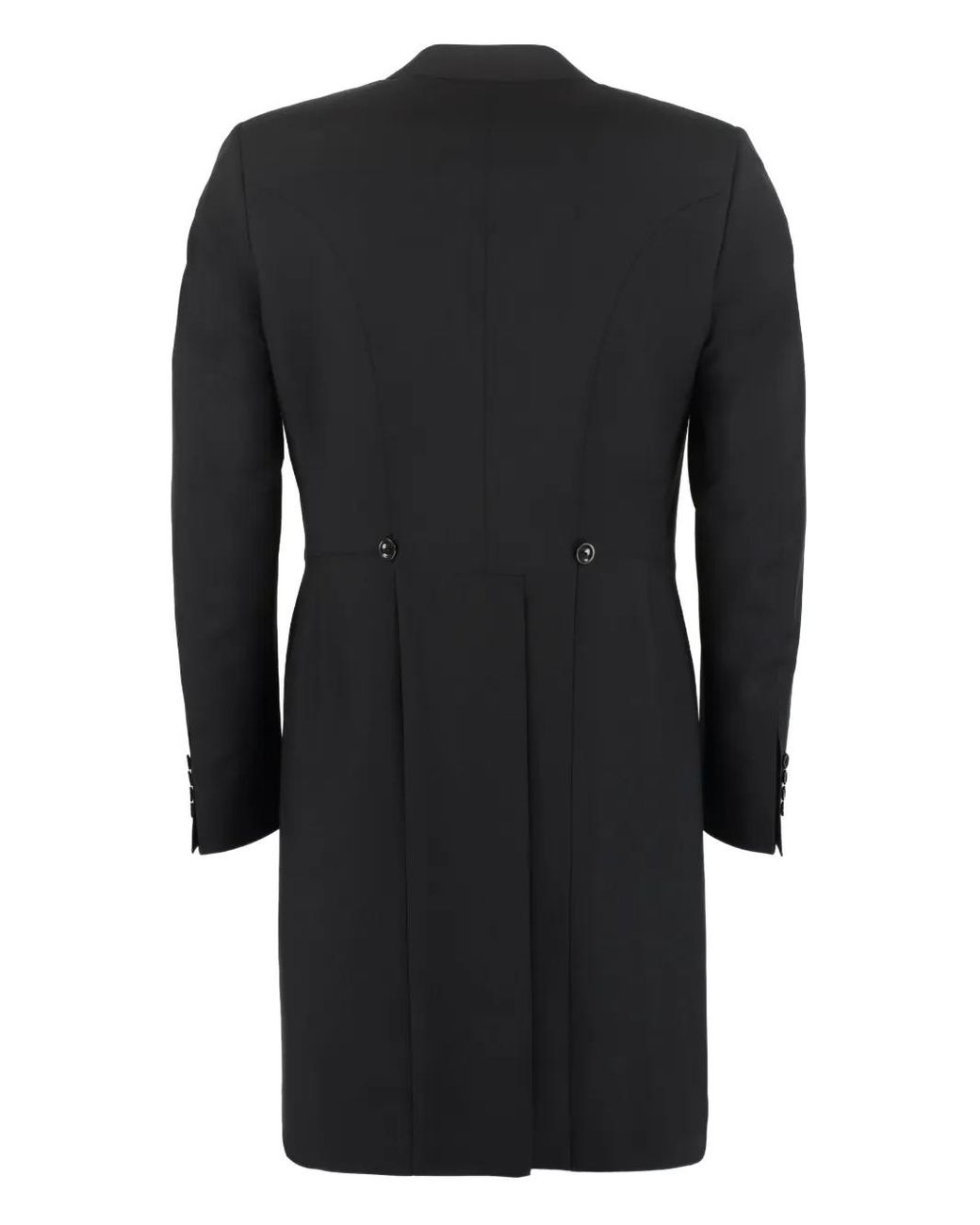 Canali Black Single-Breasted Long-Sleeve Jacket for men