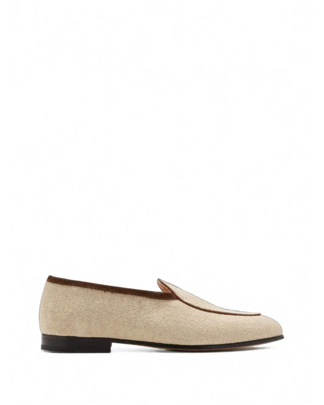Forsa White Edgar Belgian Loafers for men