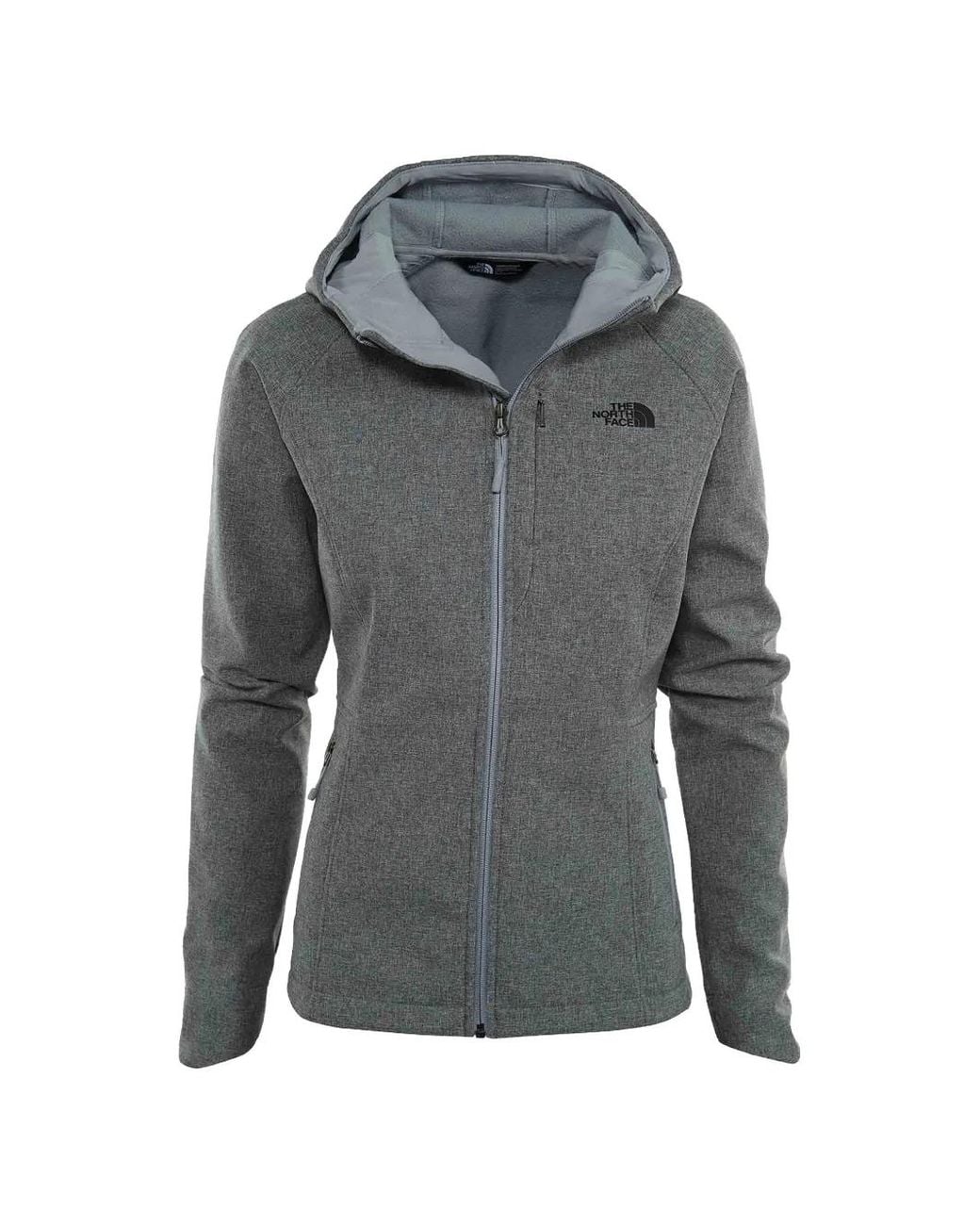The North Face Gray Apex Bionic Hooded Jacket