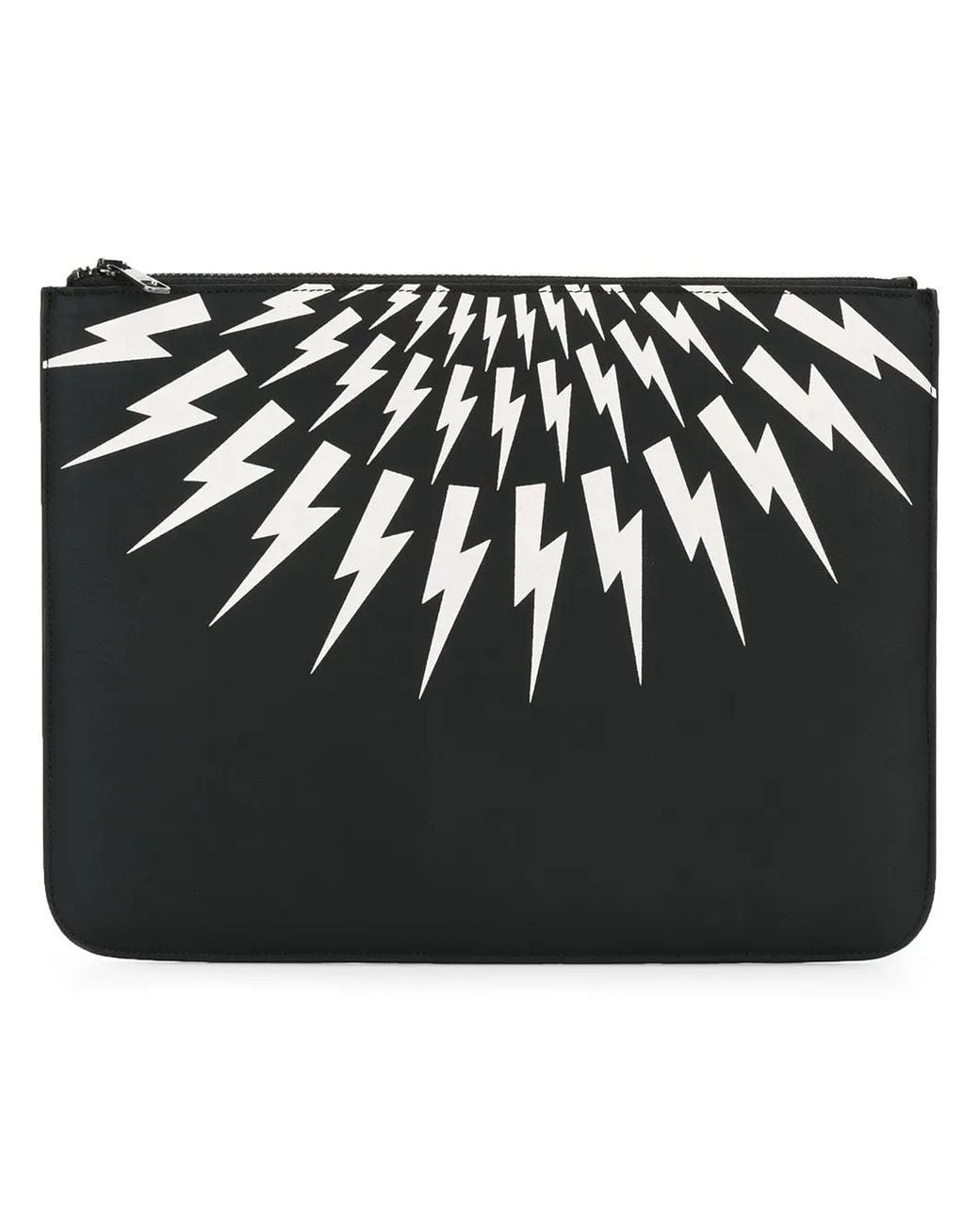 Neil Barrett Black 'Thunder' Clutch for men