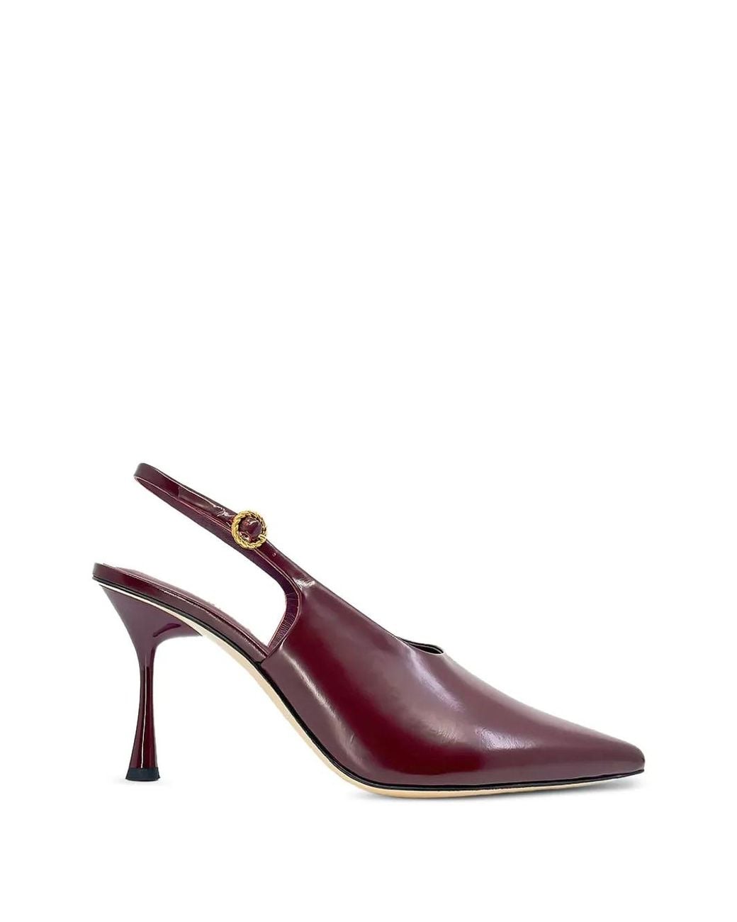 STUDIO AMELIA Purple Halo Slingback Pumps