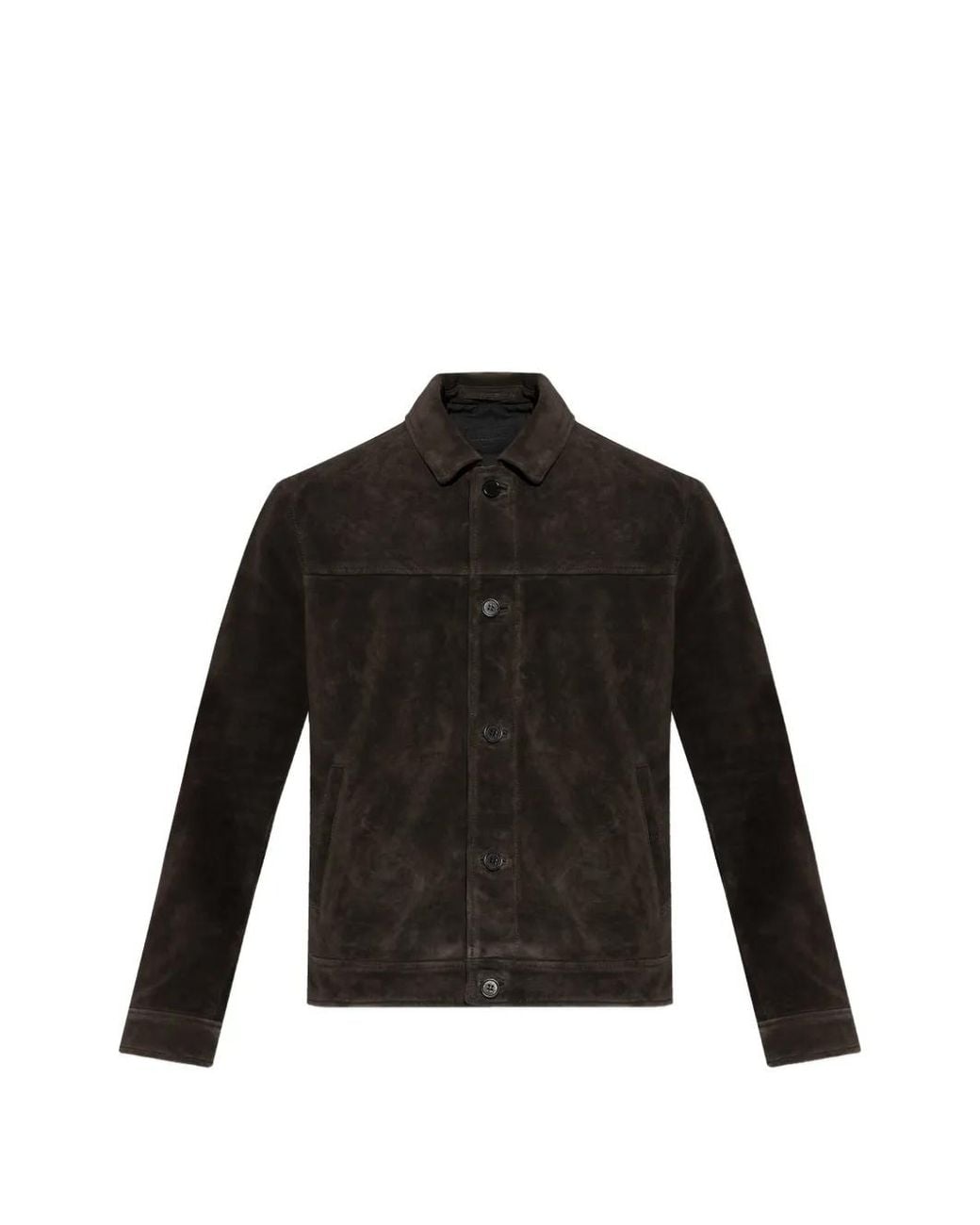 AllSaints Nates Button-Up Jack in het Black voor heren