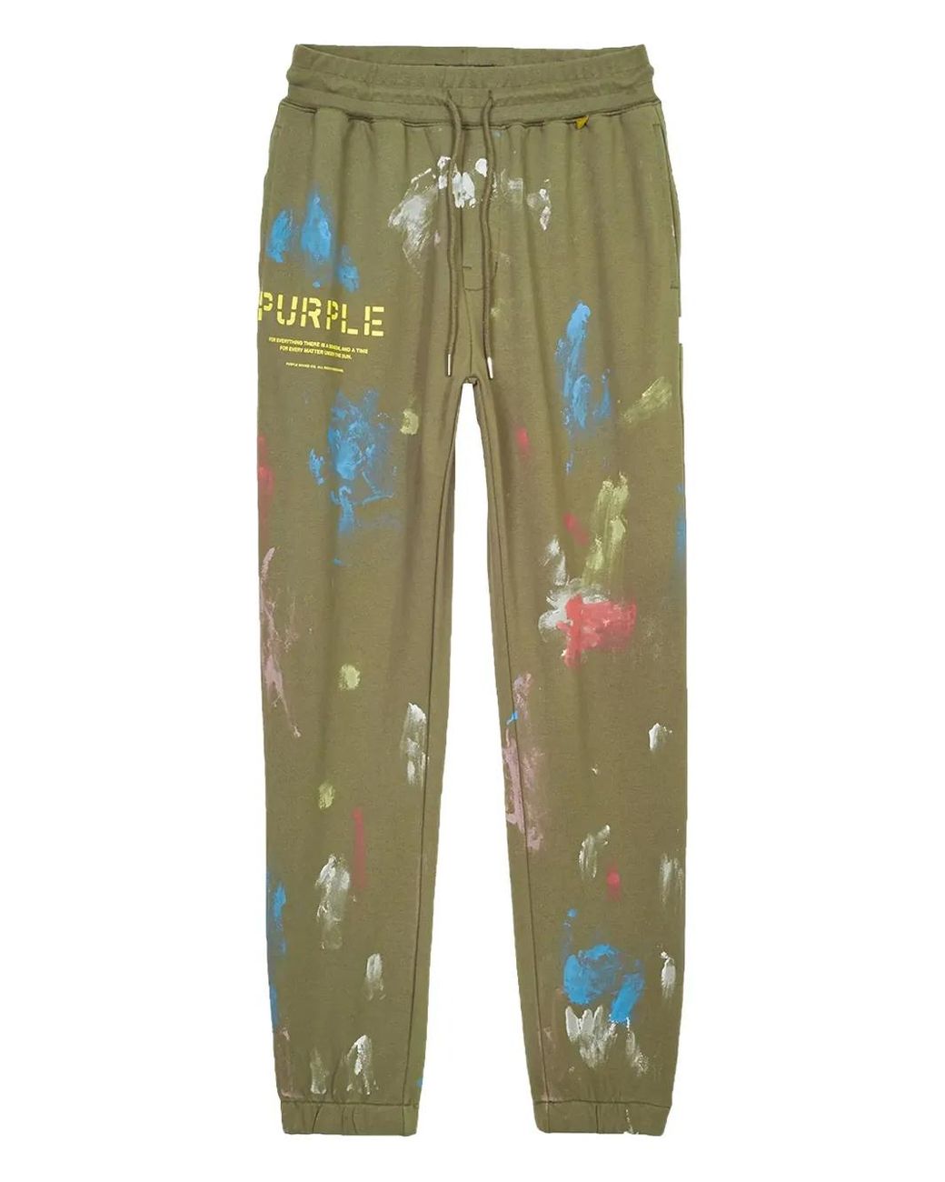 Nike Green Stencil-Paint Track Pants