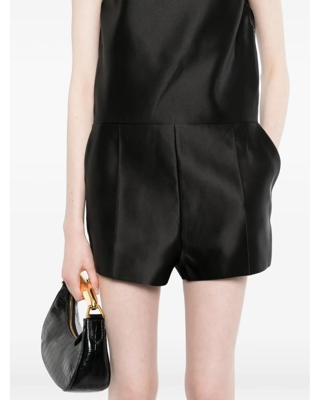 Mono Corto Con Cuello Alto Tom Ford de color Black