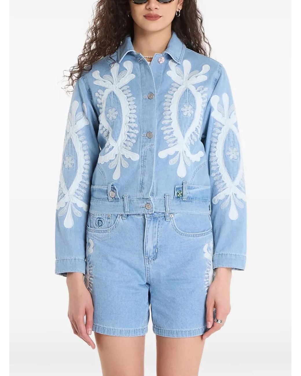 Desigual Denim Jack in het Blue