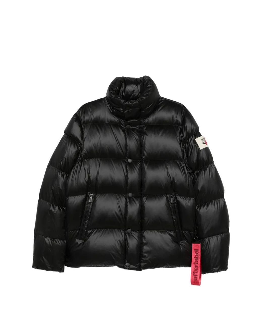 AFTER LABEL Black Chamonix Quilted Puffer Jacket for men