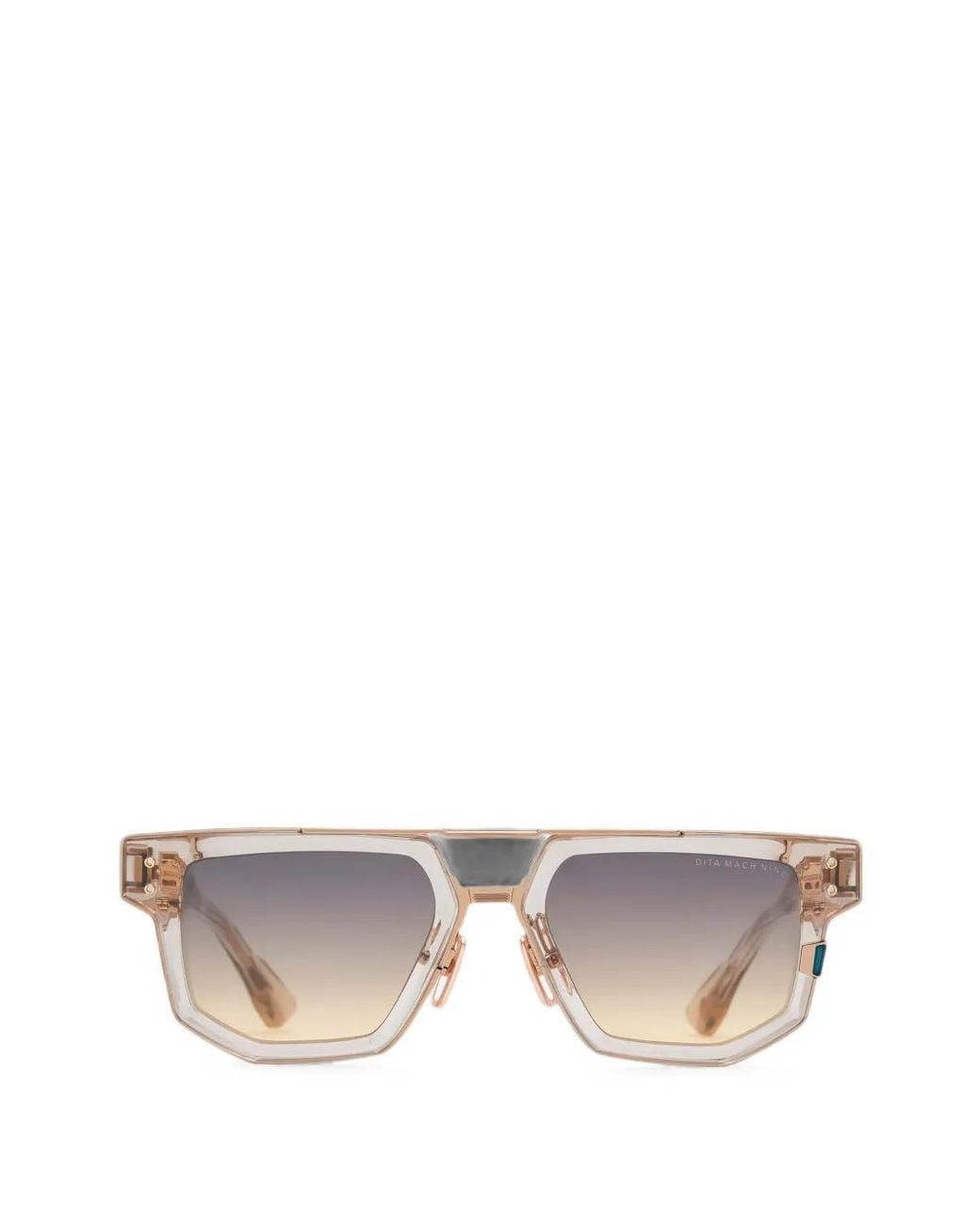Dita Eyewear Metallic Mach-Nine Pilot-Frame Sunglasses for men