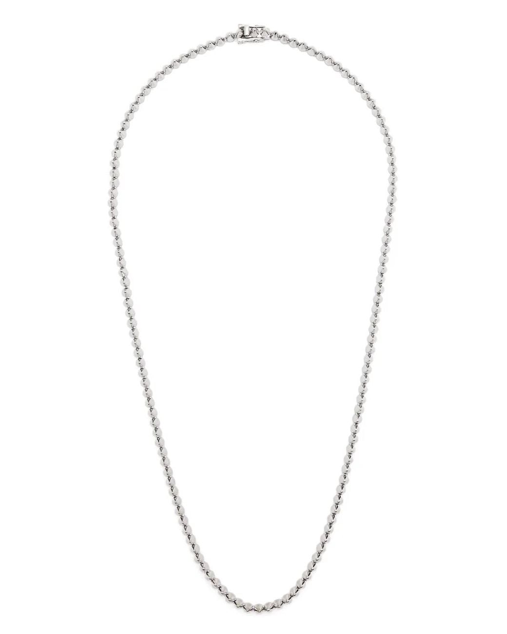 Eddie Borgo Metallic Cone Tennis Necklace