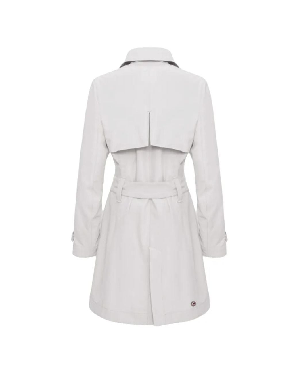 Colmar White Double-Breasted Belted Coat