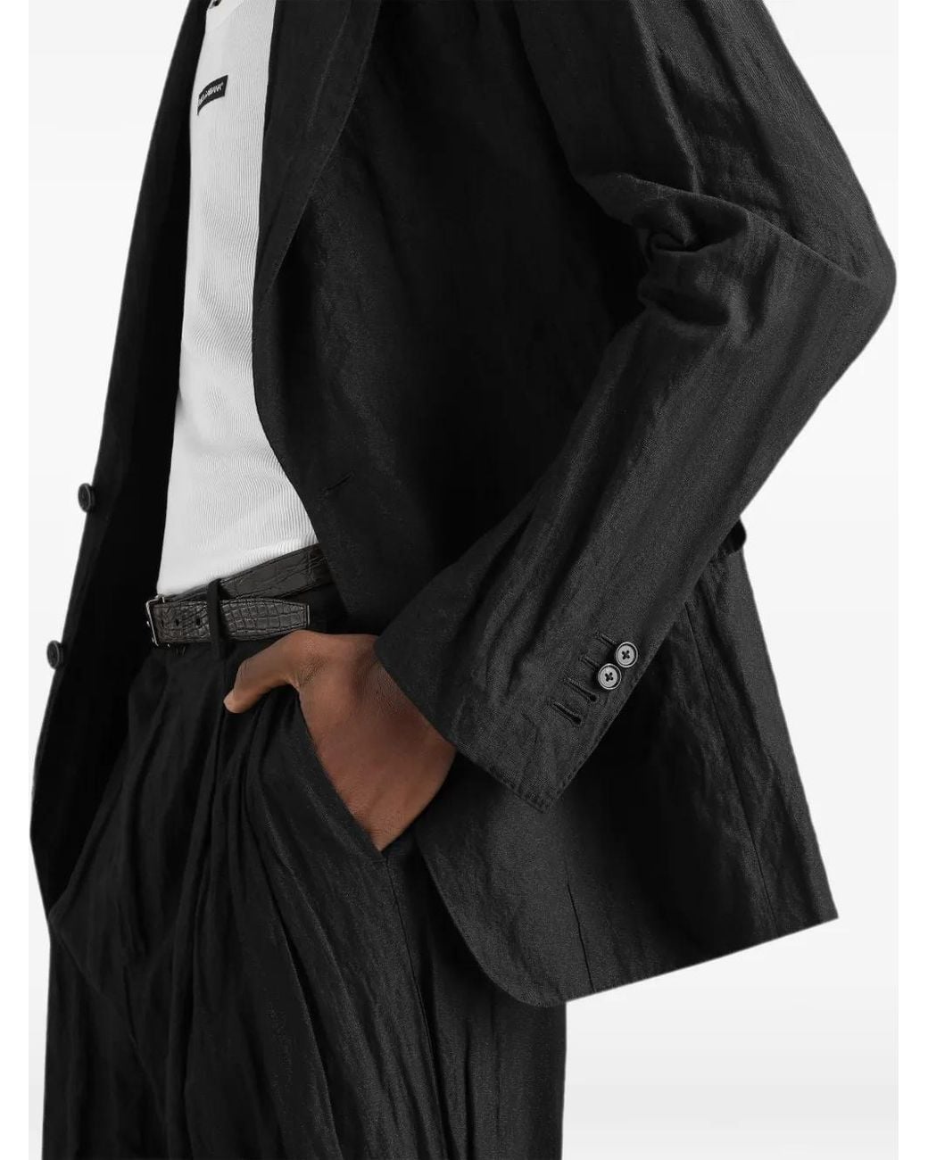 Dolce & Gabbana Black Cotton Trousers for men