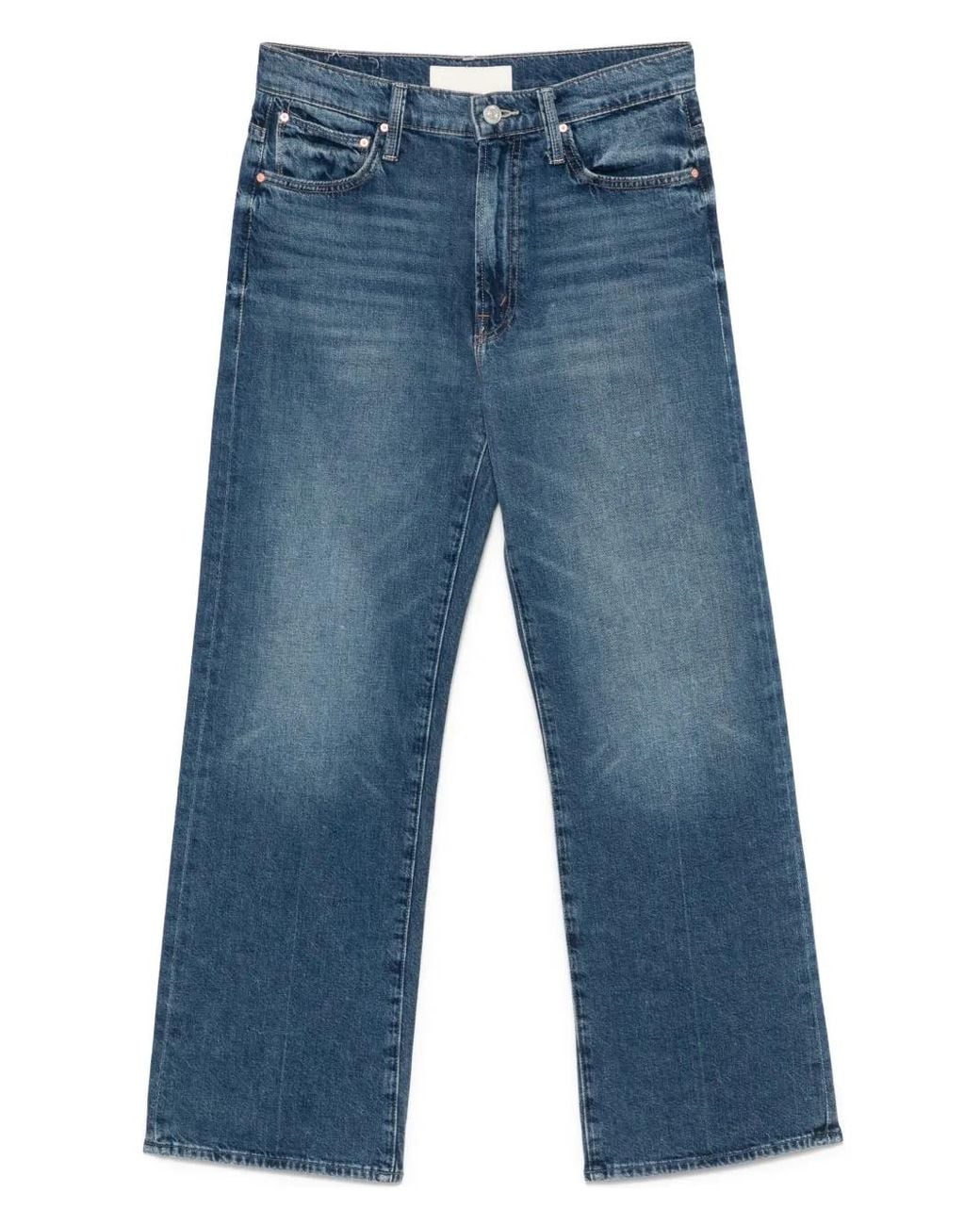 Mother Blue The Dodger Ankle Denim Jeasn