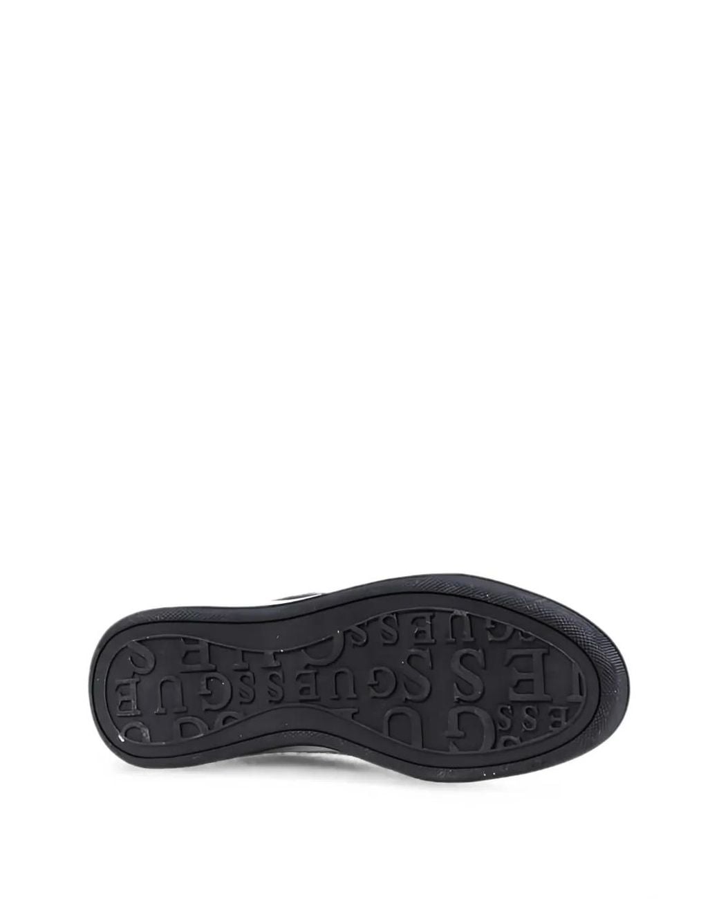 Guess White Touch-Strap Sneakers