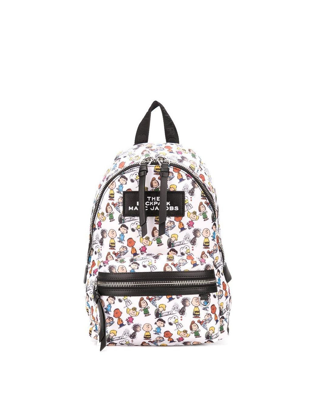 Marc Jacobs 'The Backpack Peanuts' Rucksack in Weiß | Lyst DE