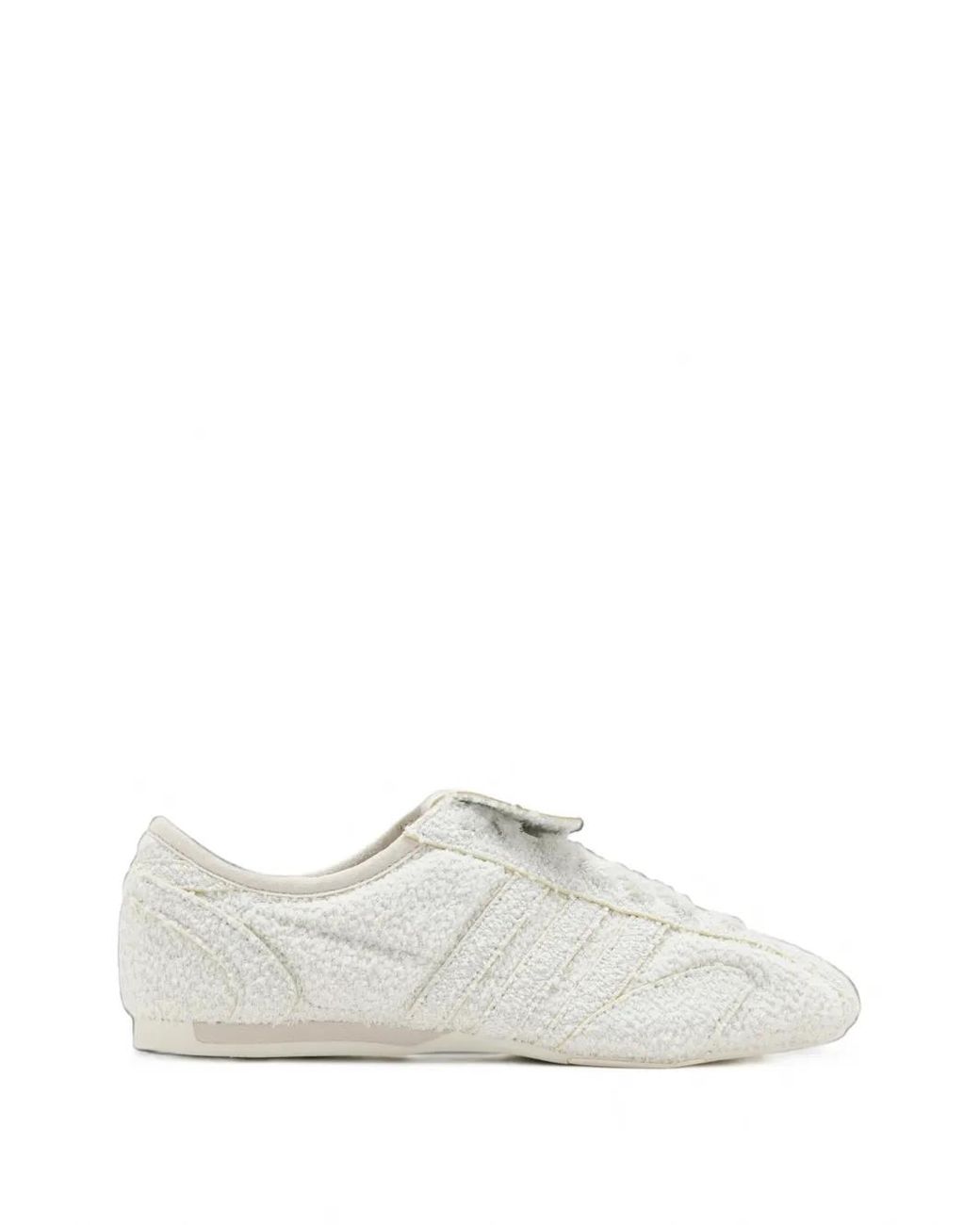 Adidas White X Stella Mccartney Bouclé Sneakers