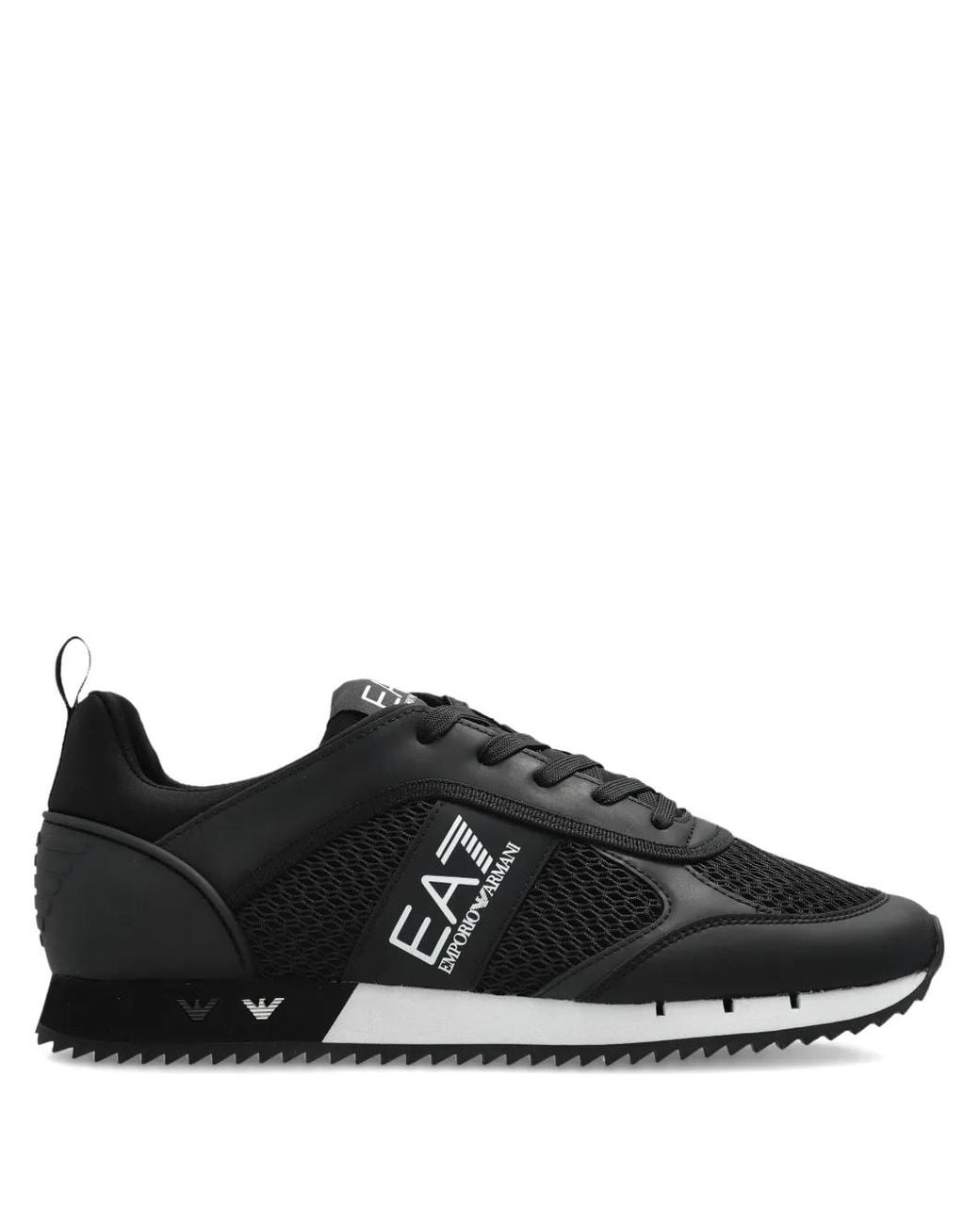 Sneakers Con Logo di EA7 in Black da Uomo