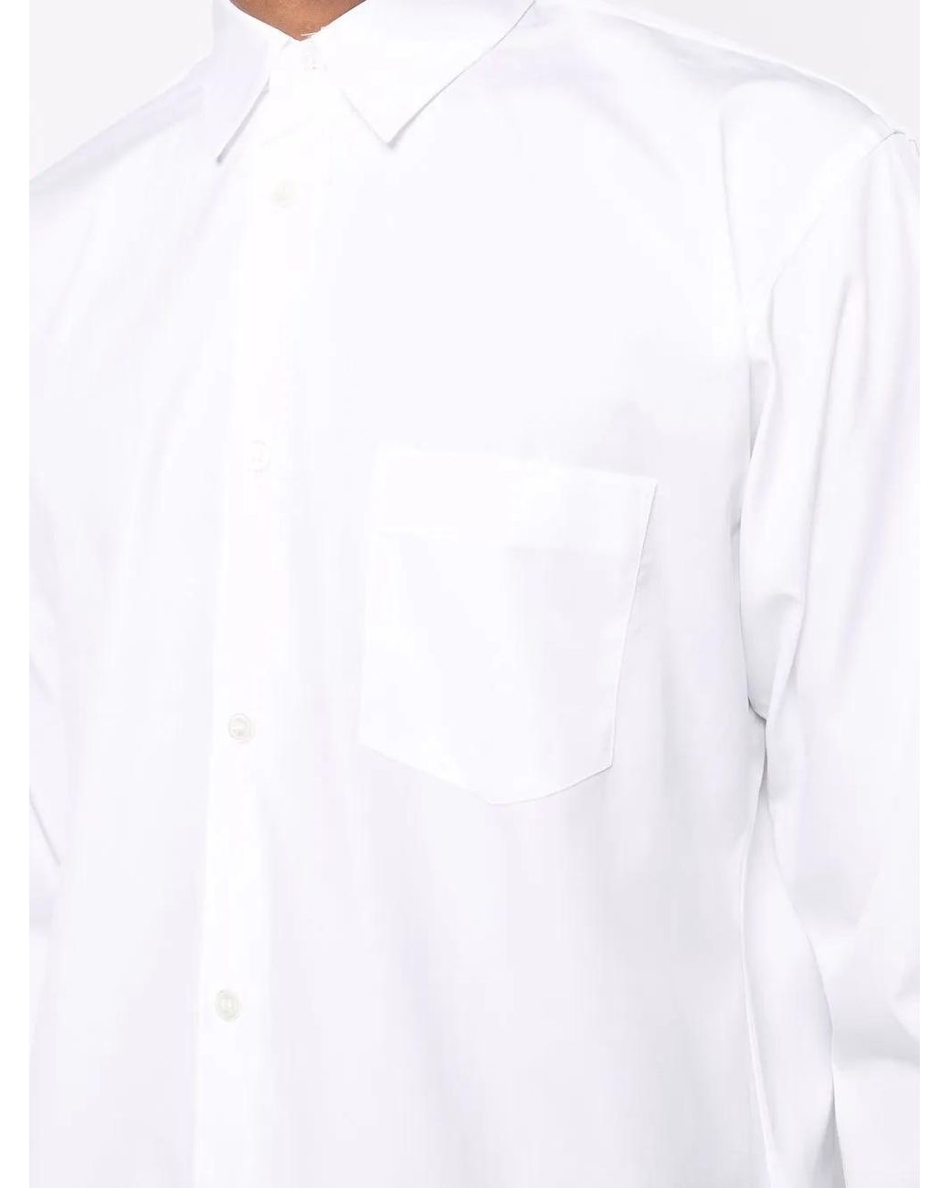 Comme des Garçons White Slim-Cut Shirt for men