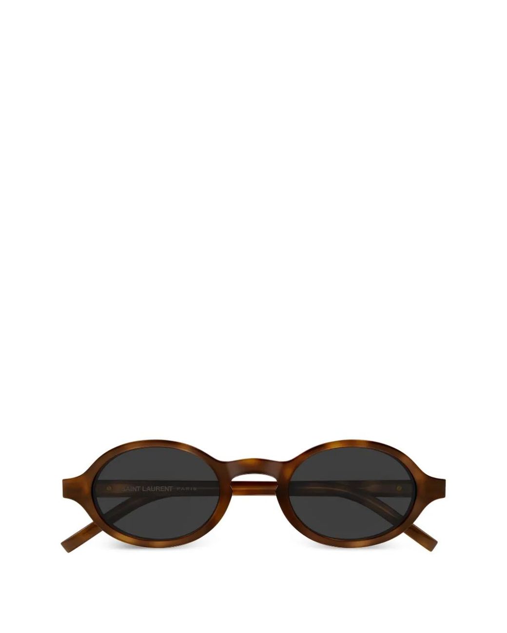 Saint Laurent Black Oval-Frame Sunglasses