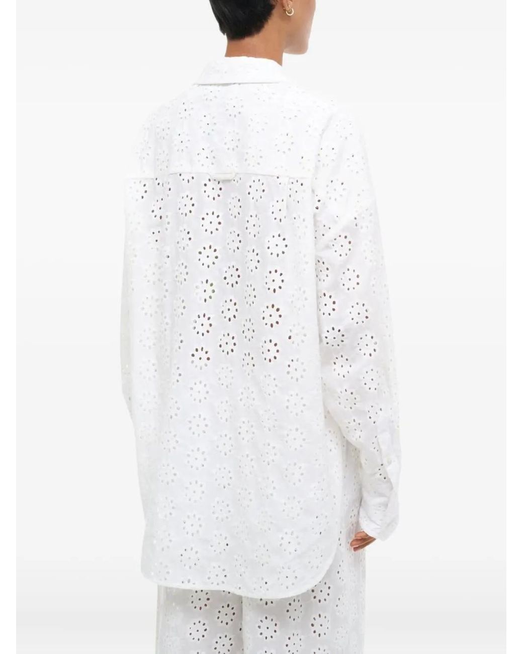 Staud White Colton Shirt