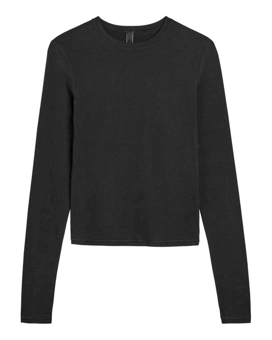 Skims Black Long-Sleeve T-Shirt