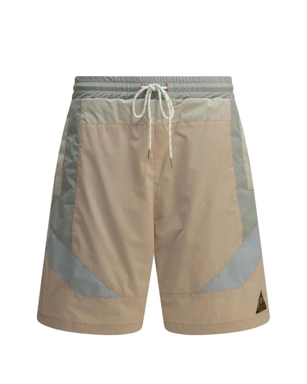 Kapital White Logo-Patch Panelled Swim Shorts for men