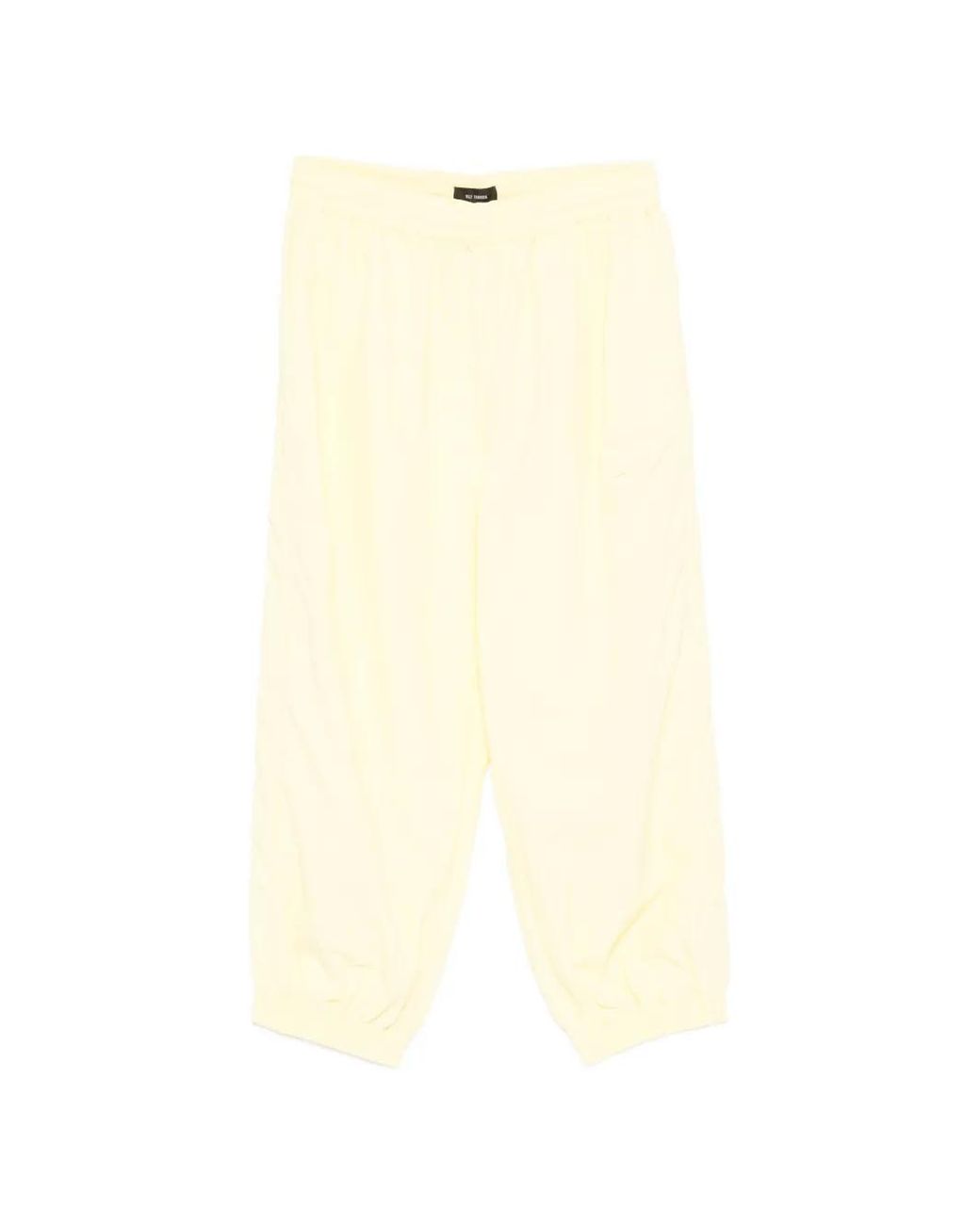 Willy Chavarria White Logo-Embroidered Trousers for men