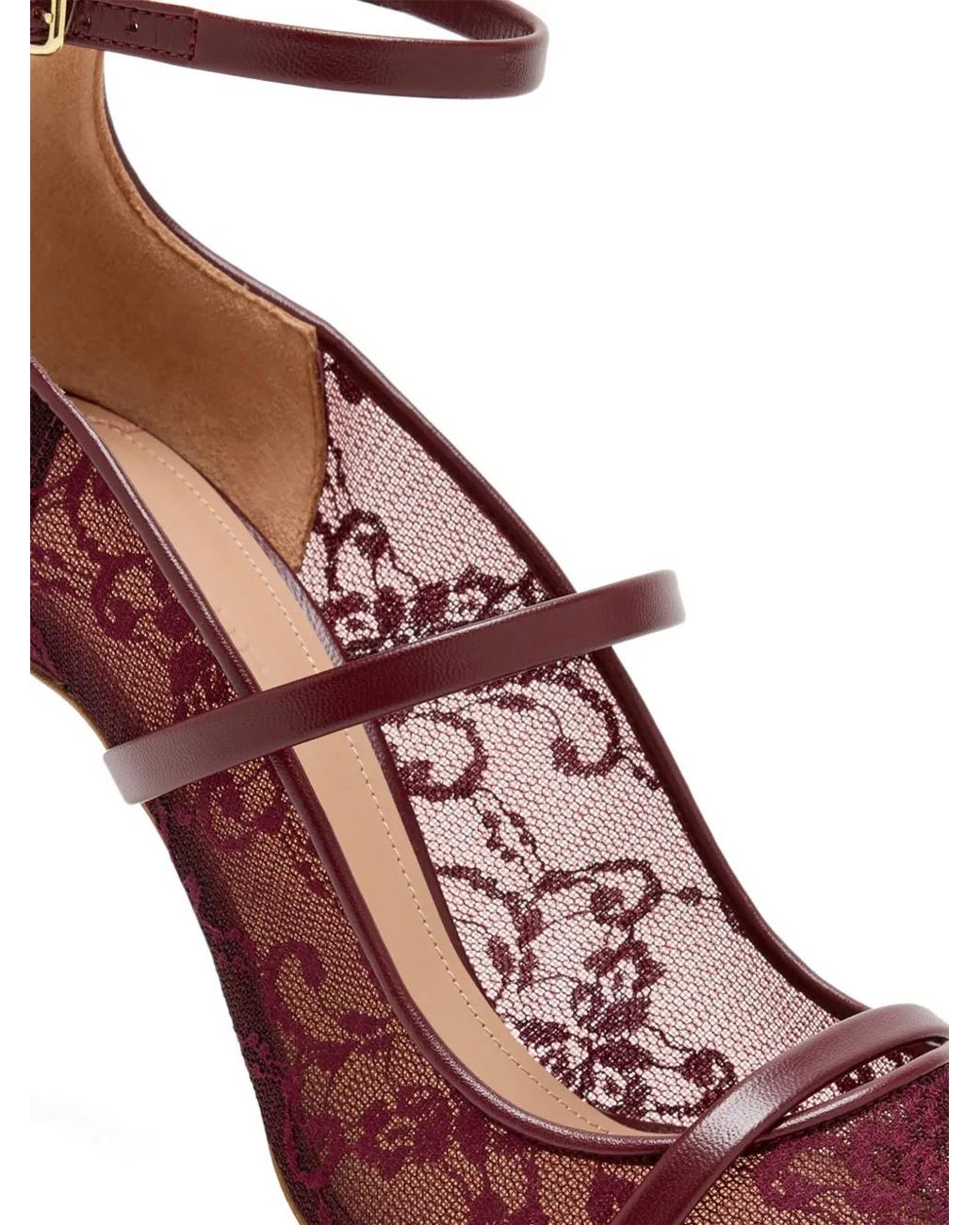 Malone Souliers Pink Diaz Heeled Pumps
