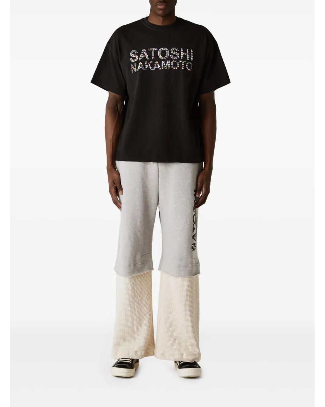 Satoshi Nakamoto Double-Layered Track Pants in Blue for Men | Lyst