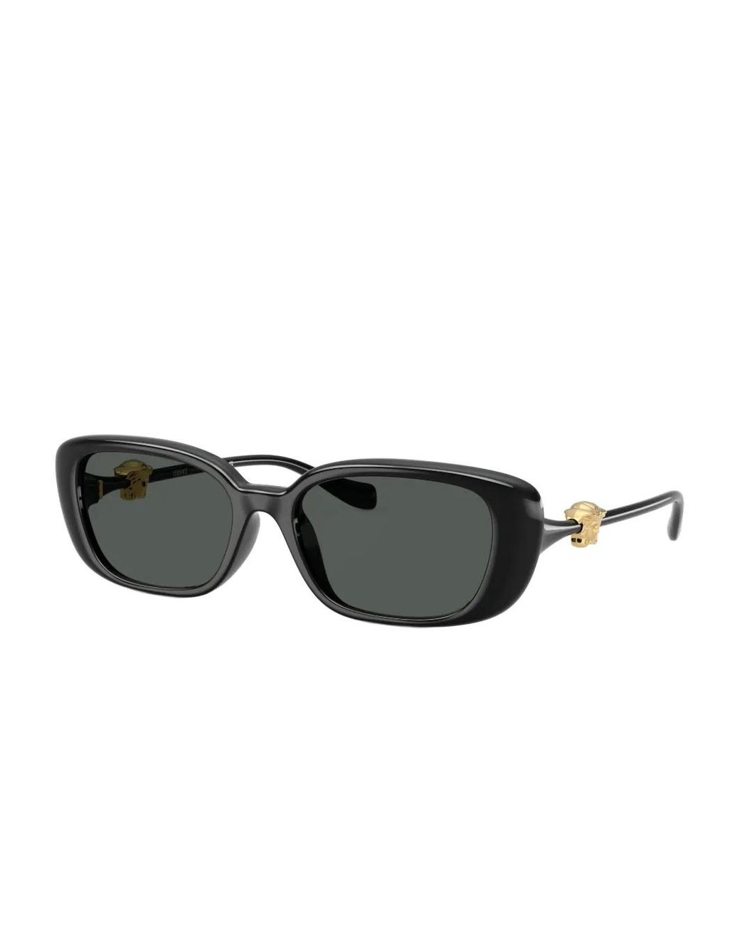 Versace Black Medusa Square-Frame Sunglasses