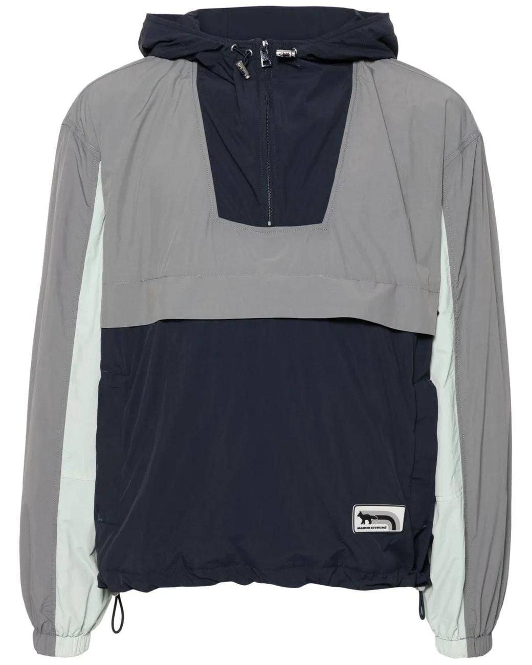Maison Kitsuné Technisch Windjack in het Blue voor heren