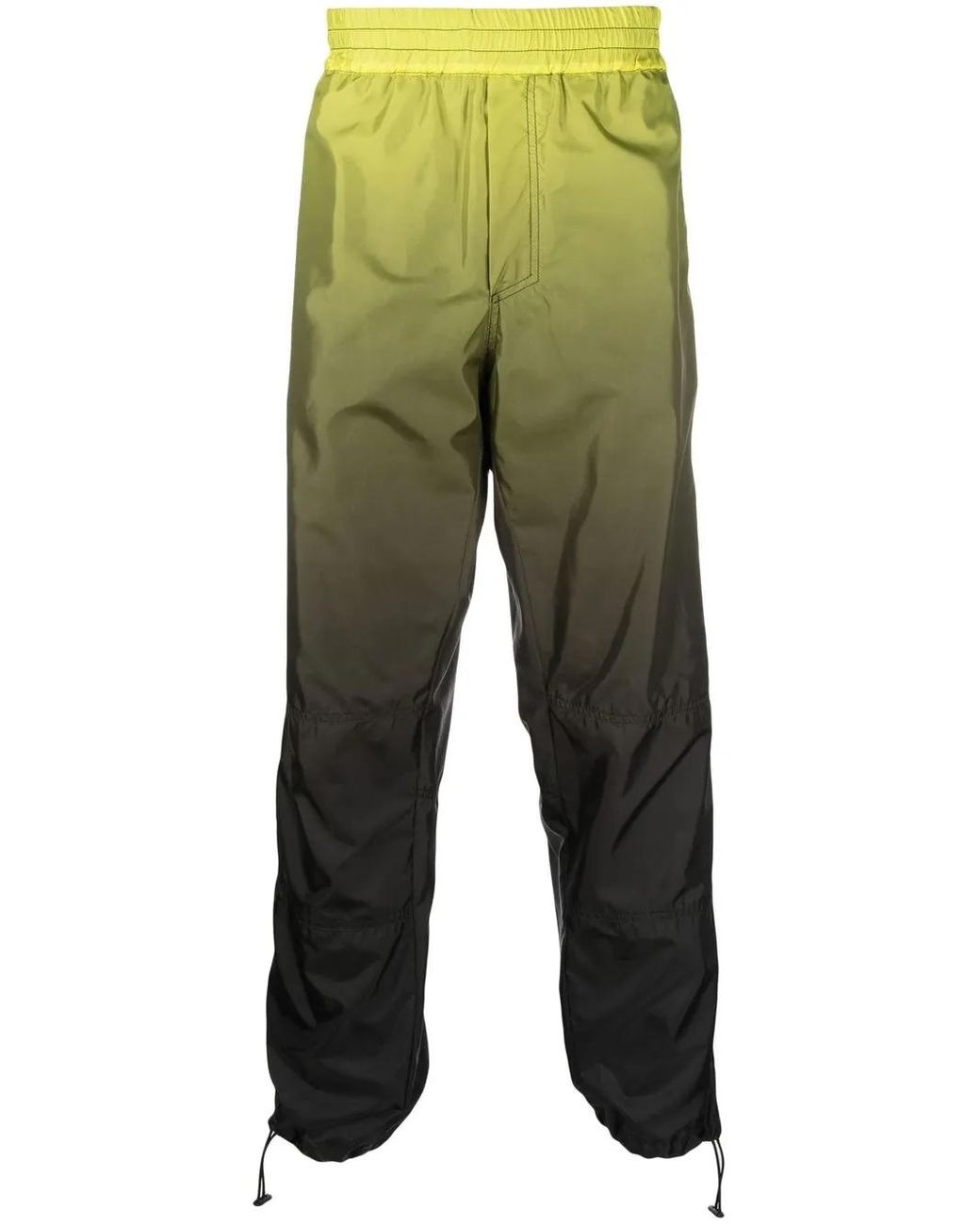 44 Label Group Green Gradient-Effect Track Pants for men
