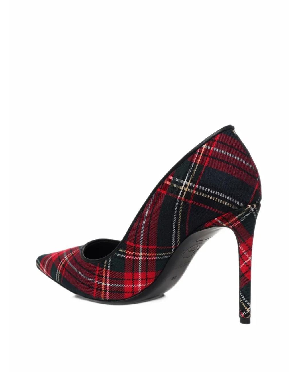 Ginissima Purple Zurra Tartan Pumps