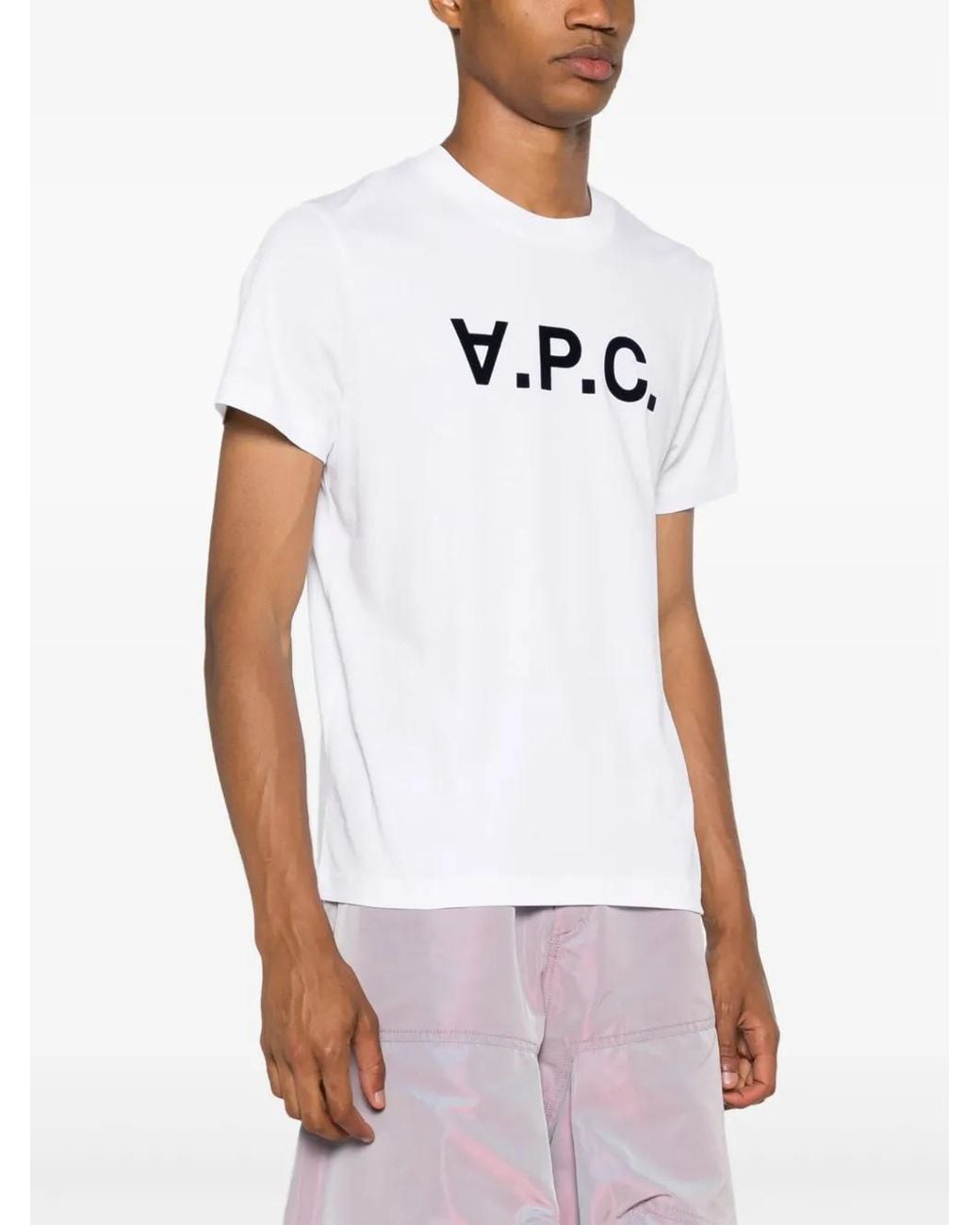 A.P.C. White T-Shirts And Polos