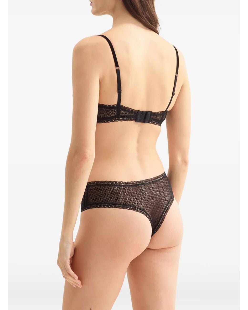 Eres Black Intriguée Lace Triangle Bra