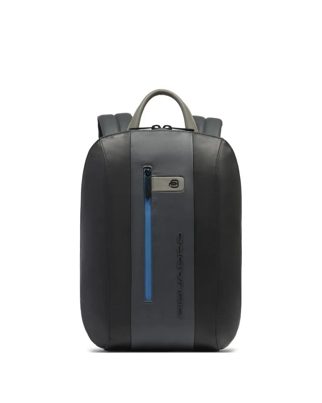 Piquadro Black Colour-Block Backpack for men