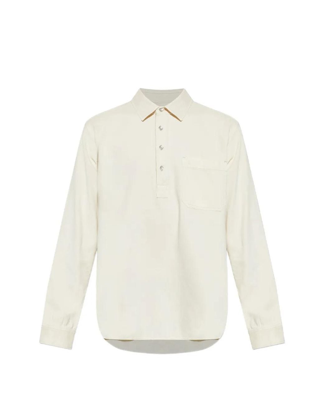Rag & Bone White Chest-Pocket Polo Shirt for men