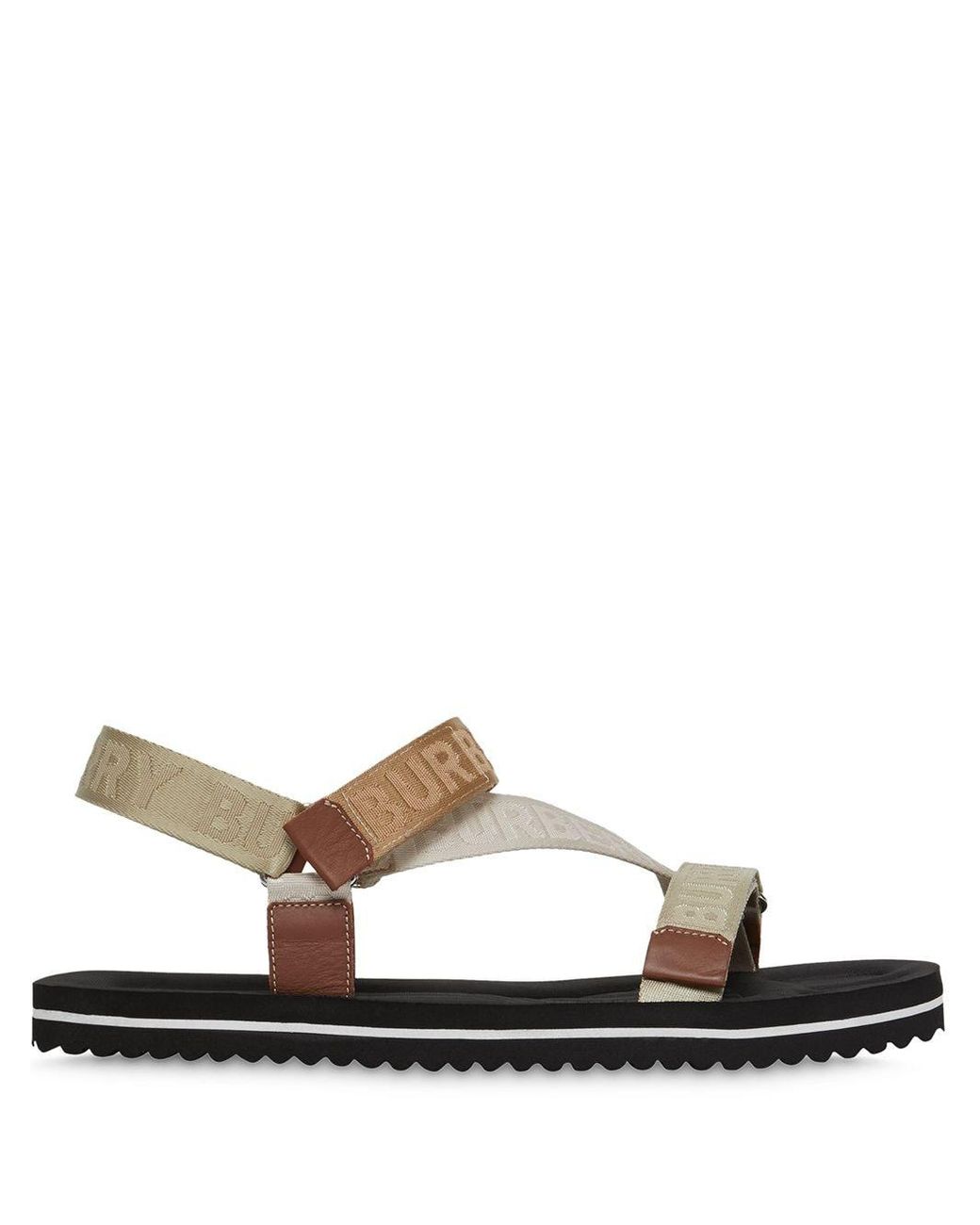 Burberry Logo-jacquard Sandals for Men | Lyst UK