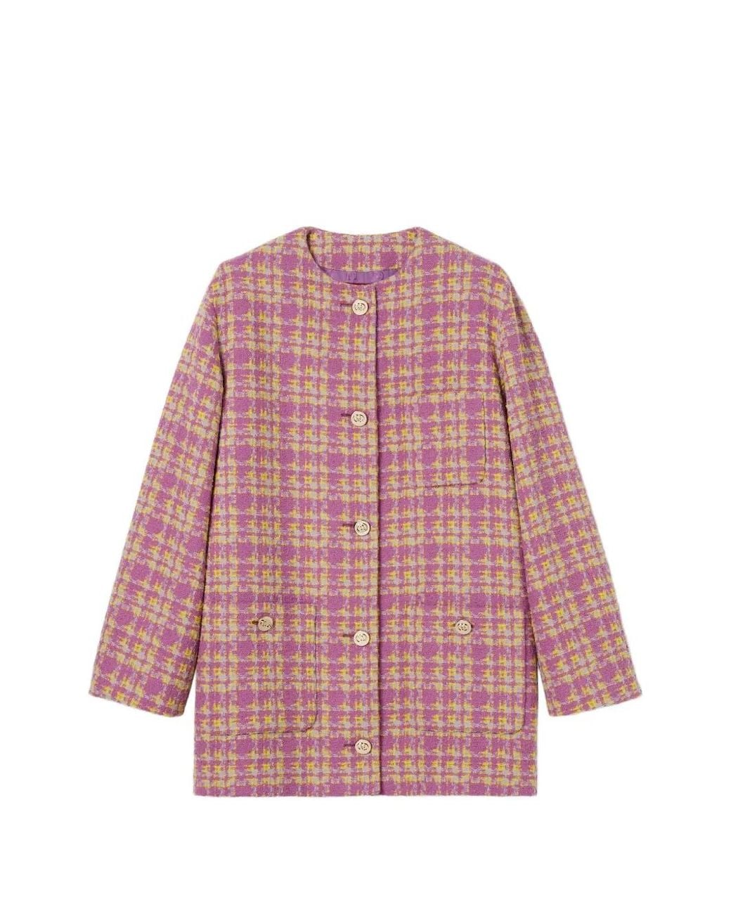 Gucci Bouclé Jack in het Pink