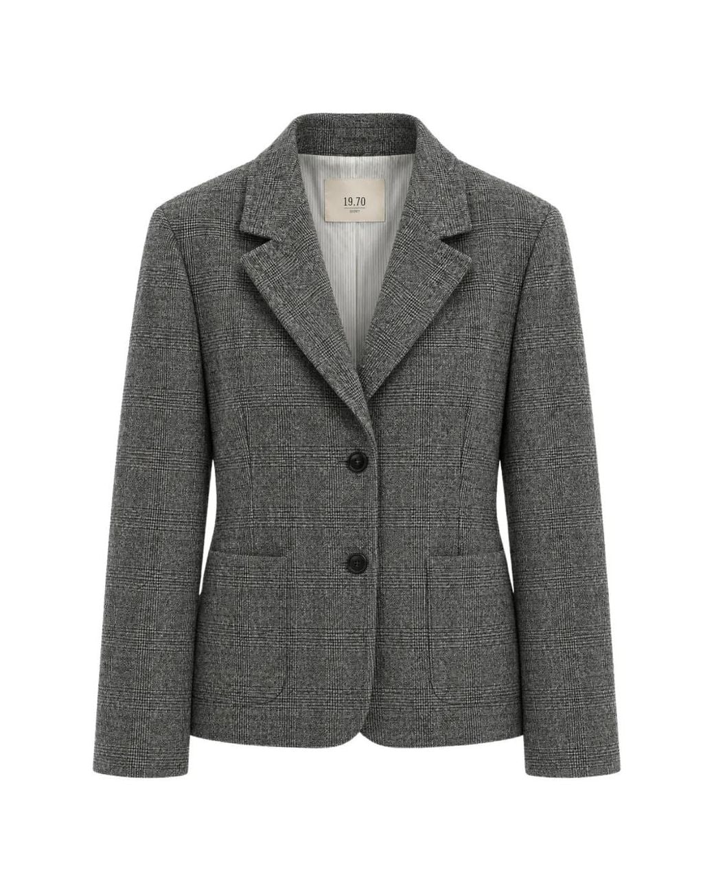 Seventy Gray Prince Of Wales Check Blazer