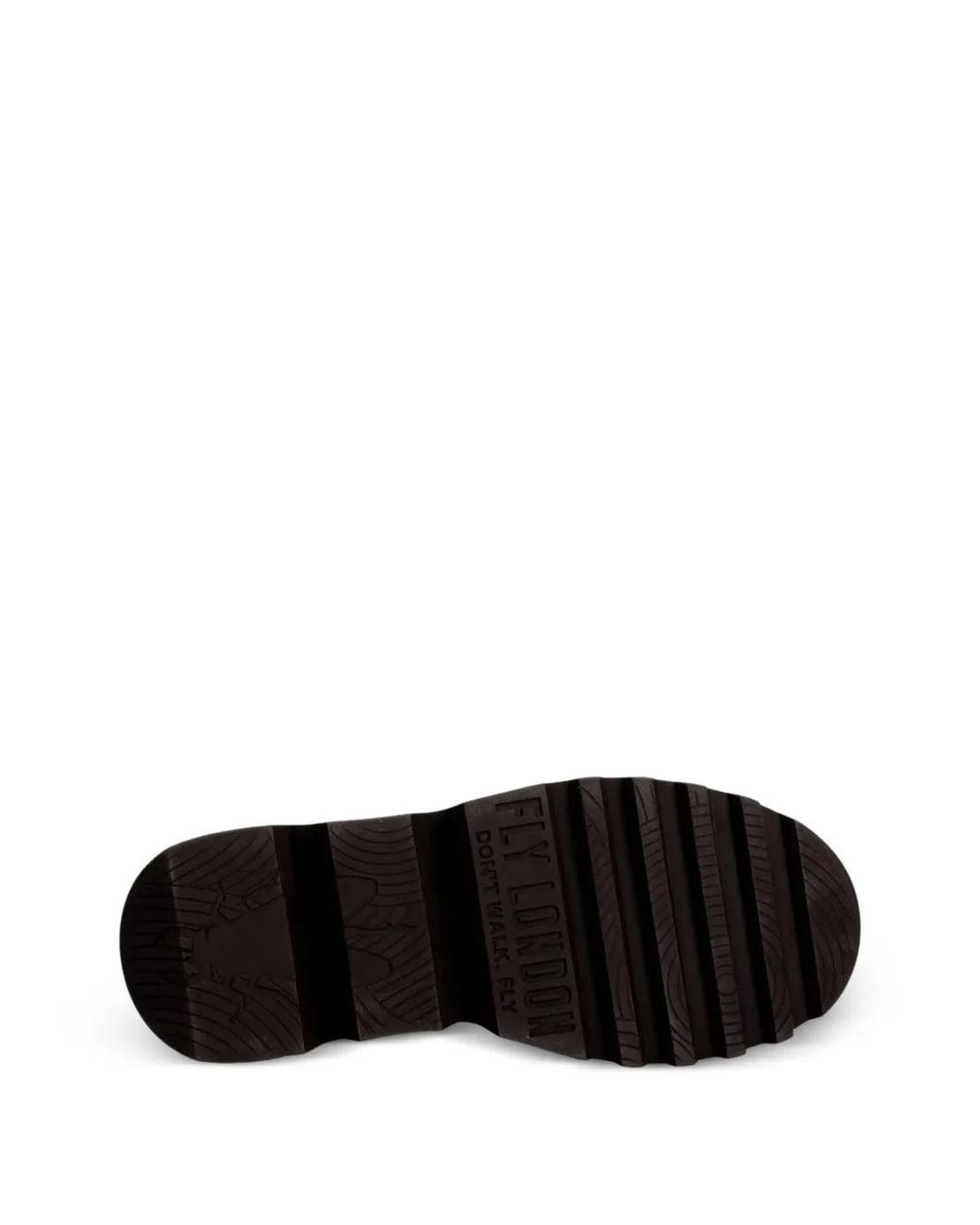 Fly London Brown Lace-Up Platform Boots