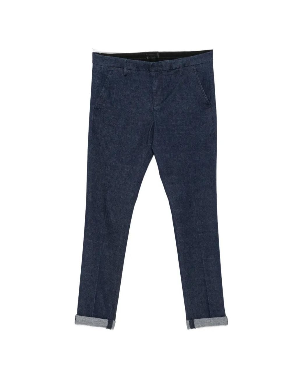 Dondup Blue Gaubert Slim-Fit Jeans for men